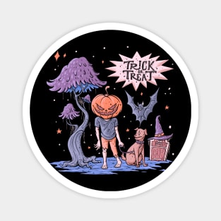 Helloween Trick or Treat Magnet